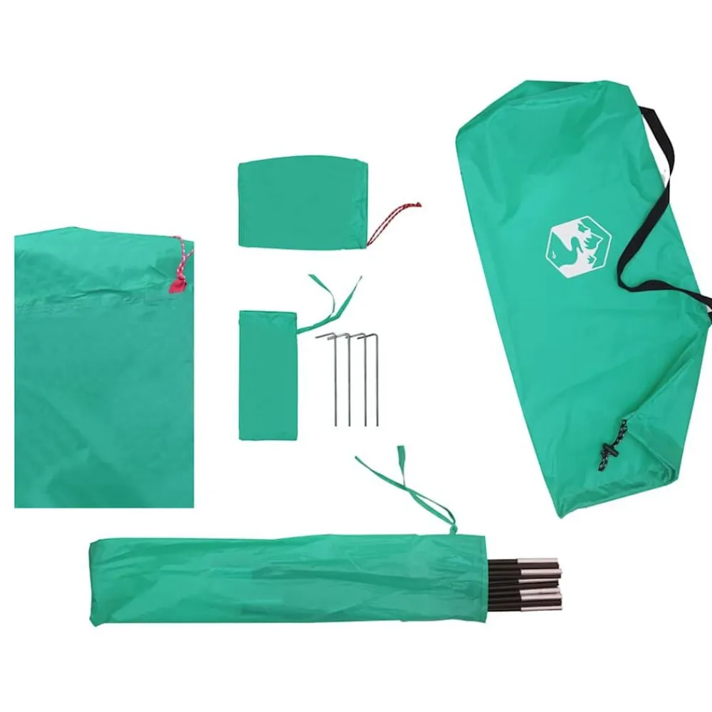 vidaXL Actividades Al Aire Libre-Tienda de playa 185T poliéster agua 274x178x170/148 cm