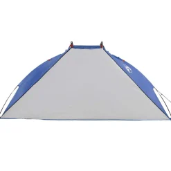 vidaXL Actividades Al Aire Libre-Tienda de playa 185T poliéster celeste 268x223x125 cm