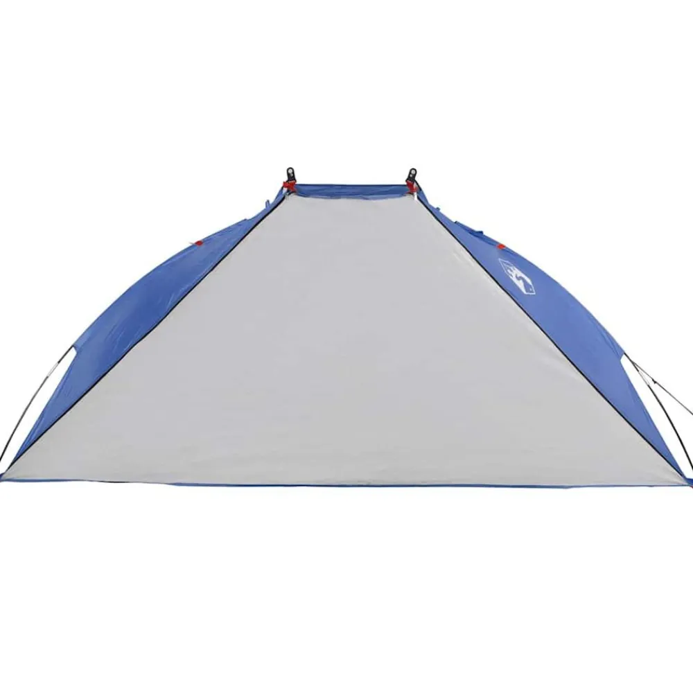 vidaXL Actividades Al Aire Libre-Tienda de playa 185T poliéster celeste 268x223x125 cm
