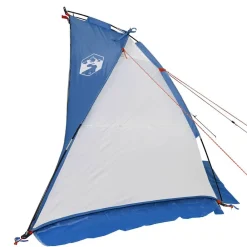 vidaXL Actividades Al Aire Libre-Tienda de playa 185T poliéster celeste 268x223x125 cm