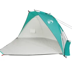 vidaXL Tienda de playa 185T poliéster agua 268x223x125 cm Verde Outlet