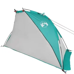 vidaXL Tienda de playa 185T poliéster agua 268x223x125 cm Verde Outlet