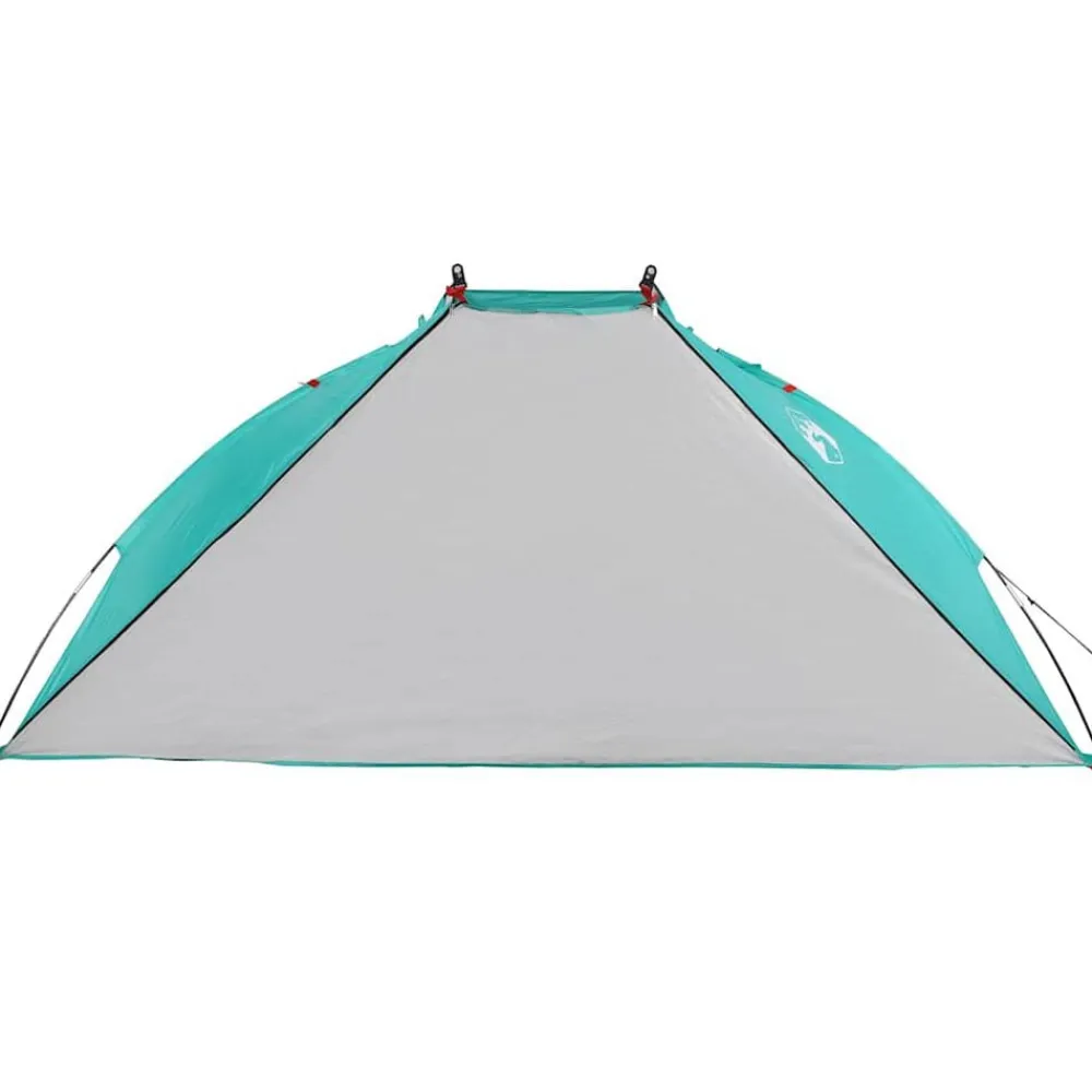 vidaXL Tienda de playa 185T poliéster agua 268x223x125 cm Verde Outlet