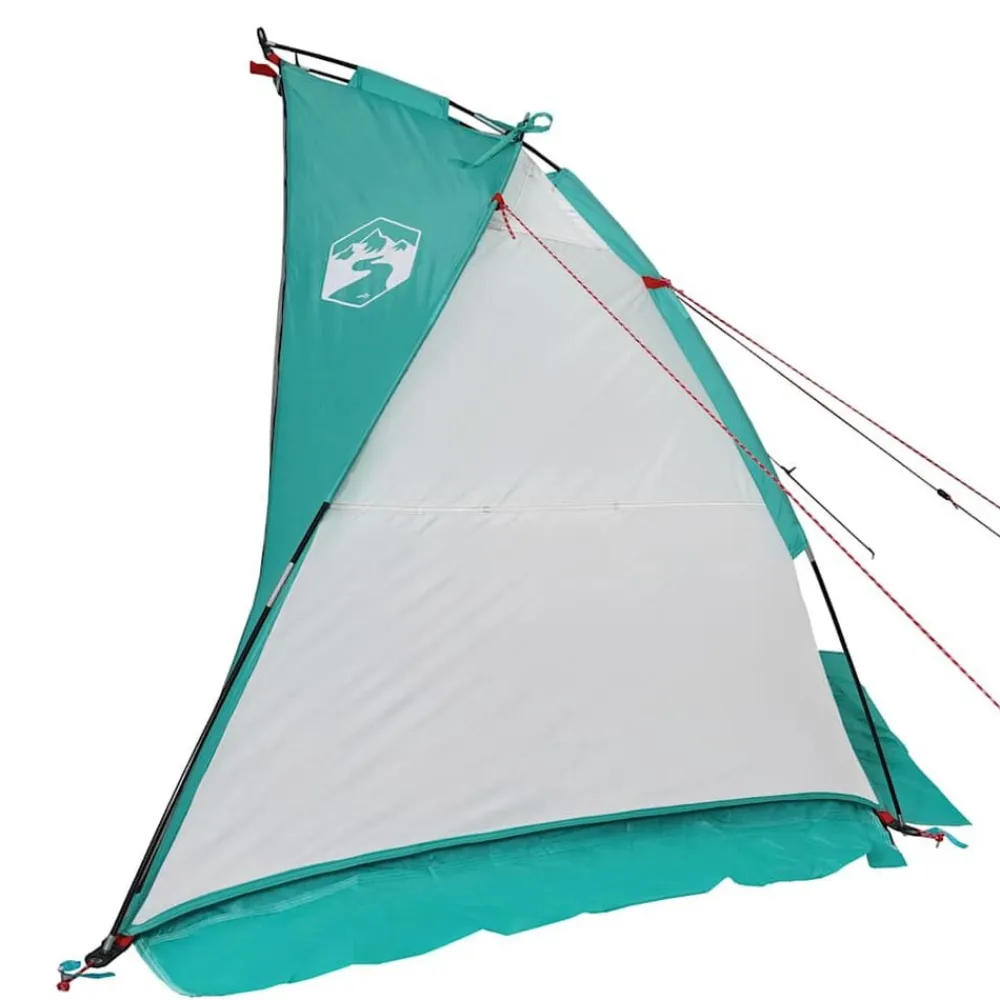 vidaXL Tienda de playa 185T poliéster agua 268x223x125 cm Verde Outlet