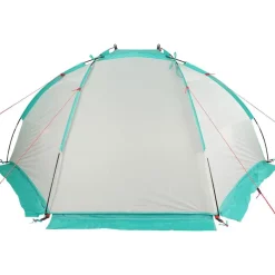 vidaXL Tienda de playa 185T poliéster agua 268x223x125 cm Verde Outlet