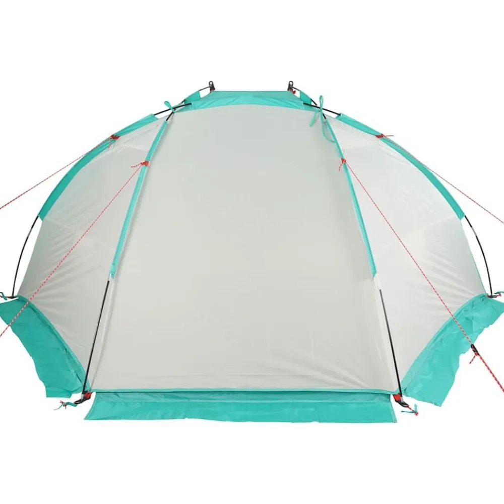 vidaXL Tienda de playa 185T poliéster agua 268x223x125 cm Verde Outlet