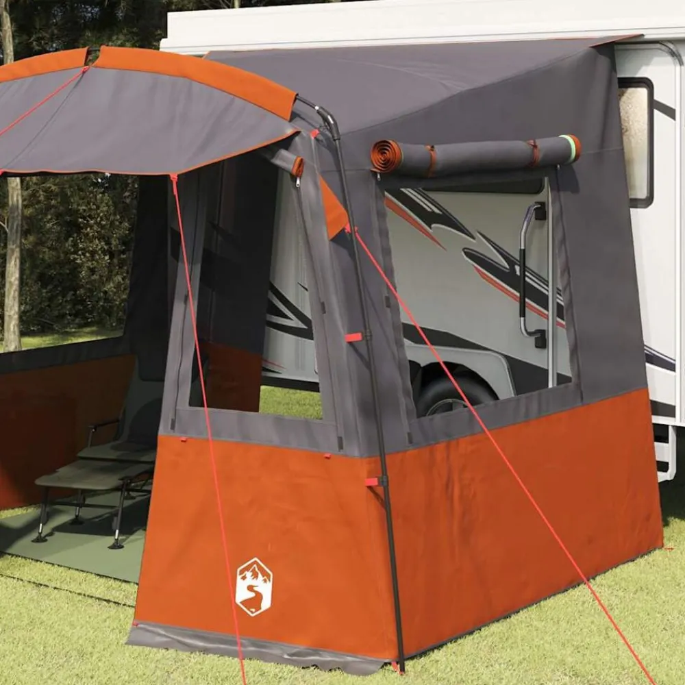 vidaXL Actividades Al Aire Libre-Tienda de portón trasero para Caravana con techo