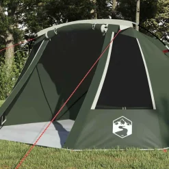 vidaXL Tienda de túnel para 3 personas y 328 x 228 x 115 cm Verde New