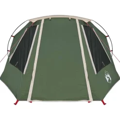 vidaXL Tienda de túnel para 3 personas y 328 x 228 x 115 cm Verde New
