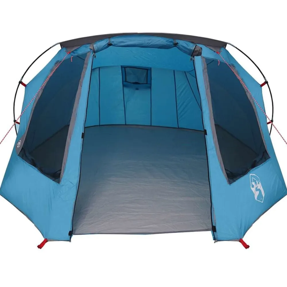 vidaXL Actividades Al Aire Libre-Tienda de túnel para 3 personas y gris 328 x 228 x 115 cm