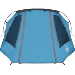 vidaXL Actividades Al Aire Libre-Tienda de túnel para 3 personas y gris 328 x 228 x 115 cm