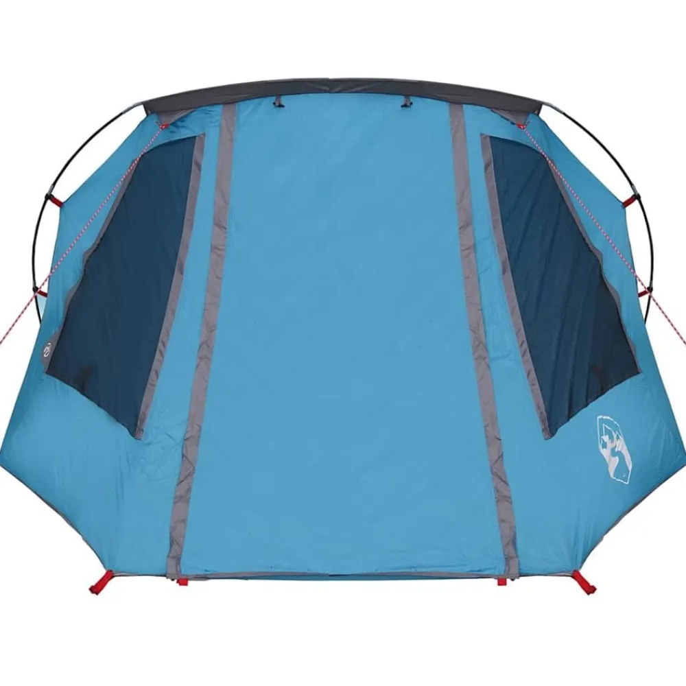 vidaXL Actividades Al Aire Libre-Tienda de túnel para 3 personas y gris 328 x 228 x 115 cm
