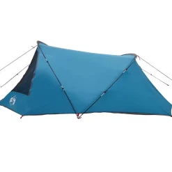 vidaXL Actividades Al Aire Libre-Tienda de túnel para 3 personas y gris 328 x 228 x 115 cm