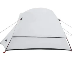 vidaXL Tienda familiar 6 personas tela opaca impermeable blanca Blanco opaco Online
