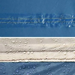 vidaXL Tienda familiar 10 personas impermeable apertura rápida Azul Discount