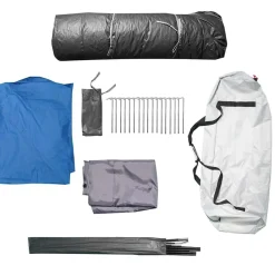 vidaXL Actividades Al Aire Libre-Tienda familiar 9 personas impermeable apertura rápida
