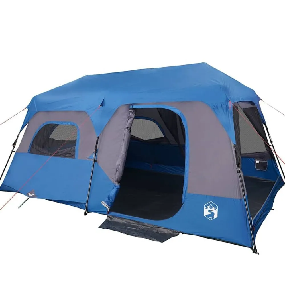 vidaXL Actividades Al Aire Libre-Tienda familiar 9 personas impermeable apertura rápida