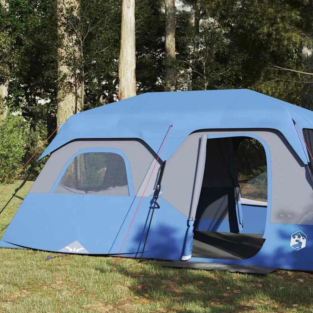 vidaXL Actividades Al Aire Libre-Tienda familiar 9 personas impermeable apertura rápida