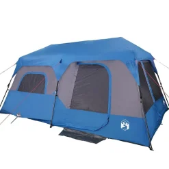 vidaXL Actividades Al Aire Libre-Tienda familiar 9 personas impermeable apertura rápida