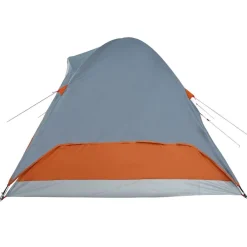 vidaXL Tienda familiar con cúpula para 6 personas impermeable Naranja