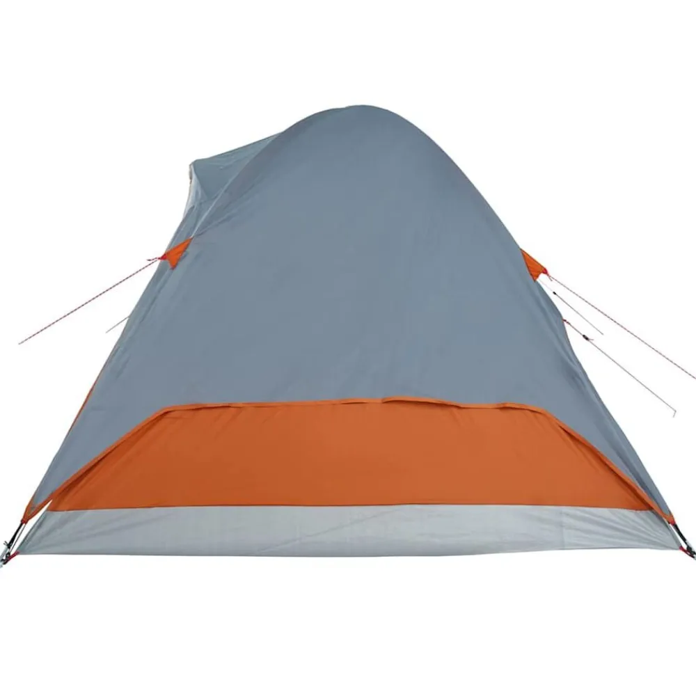 vidaXL Tienda familiar con cúpula para 6 personas impermeable Naranja