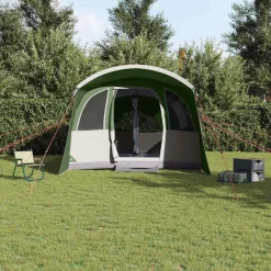 vidaXL Actividades Al Aire Libre-Tienda Familiar con techo y 576 x 325 x 213 cm