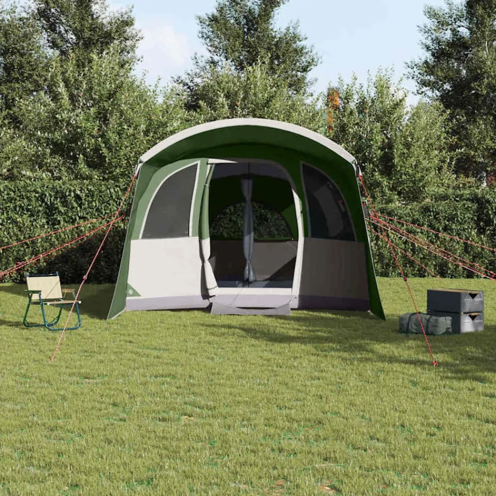 vidaXL Actividades Al Aire Libre-Tienda Familiar con techo y 576 x 325 x 213 cm