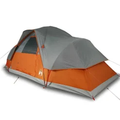 vidaXL Actividades Al Aire Libre-Tienda familiar con cúpula para 9 personas impermeable