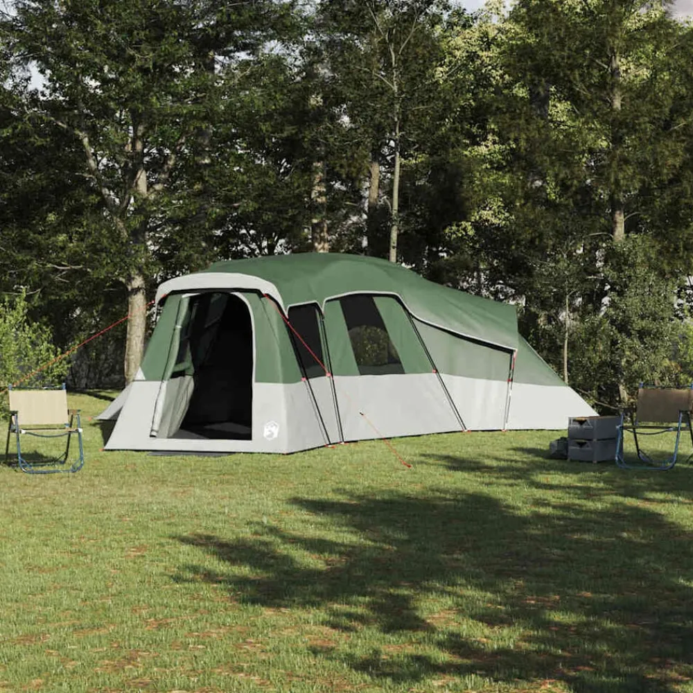 vidaXL Actividades Al Aire Libre-Tienda Familiar con techo 762 x 655 x 218 cm tafetán