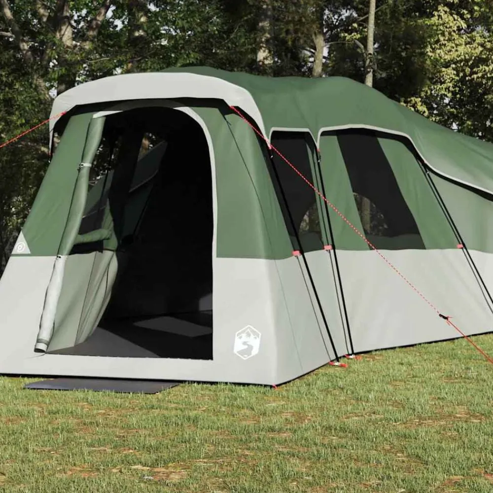 vidaXL Actividades Al Aire Libre-Tienda Familiar con techo 762 x 655 x 218 cm tafetán