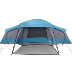 vidaXL Actividades Al Aire Libre-Tienda familiar con porche 9 personas impermeable