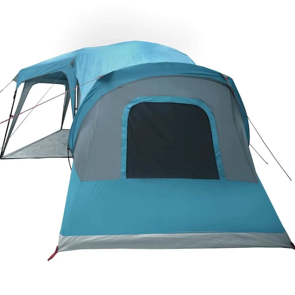 vidaXL Actividades Al Aire Libre-Tienda familiar con porche 9 personas impermeable