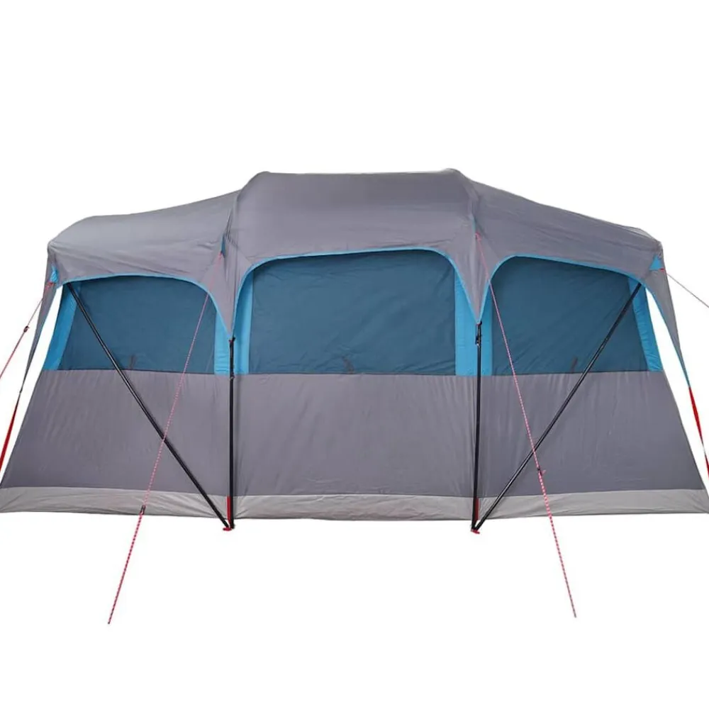 vidaXL Tienda Familiar con techo y gris 435 x 255 x 216 cm Azul Sale