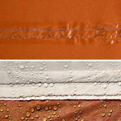vidaXL Actividades Al Aire Libre-Tienda familiar Igloo para 6 personas impermeable gris naranja