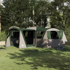 vidaXL Tienda Familiar para 20 Personas y 745 x 700 x 217 cm Verde Discount