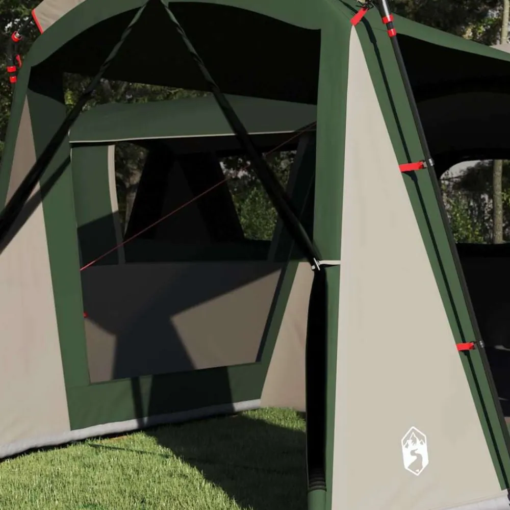 vidaXL Tienda Familiar para 20 Personas y 745 x 700 x 217 cm Verde Discount