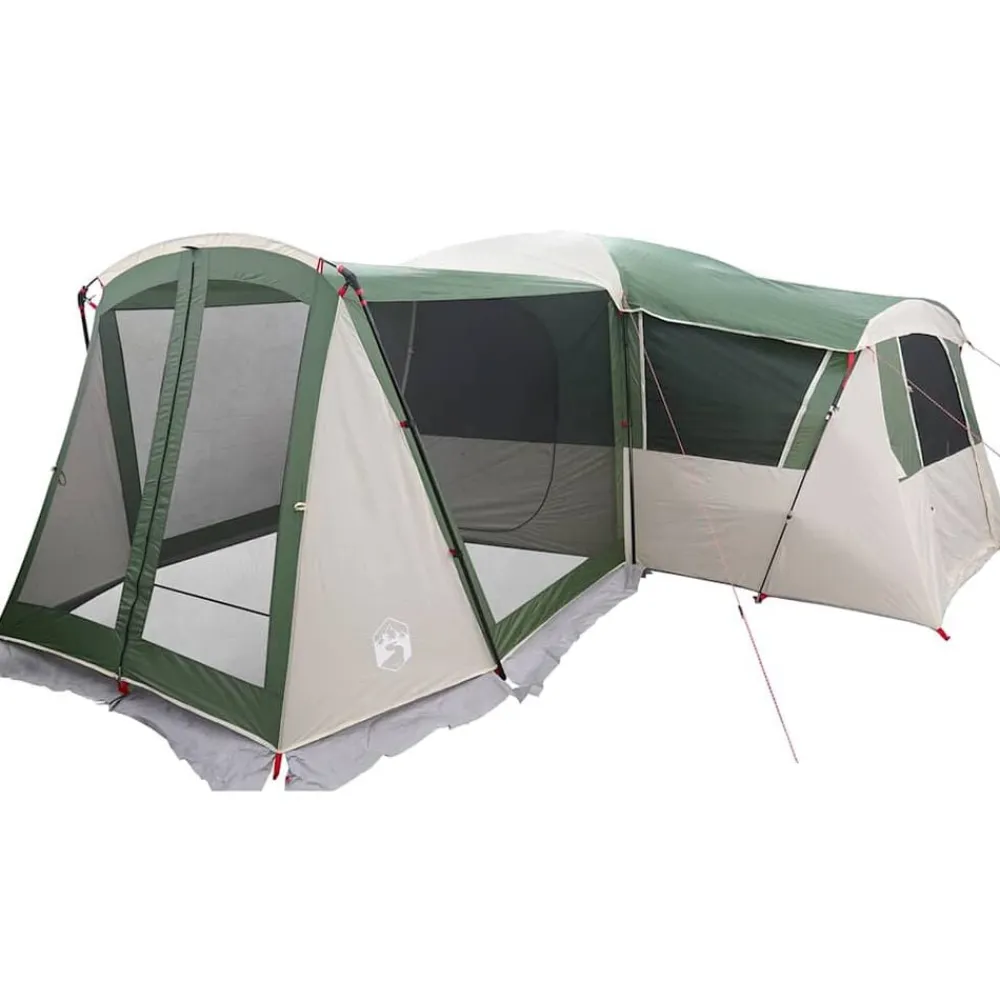 vidaXL Tienda Familiar para 20 Personas y 745 x 700 x 217 cm Verde Discount