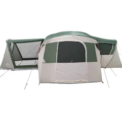 vidaXL Tienda Familiar para 20 Personas y 745 x 700 x 217 cm Verde Discount