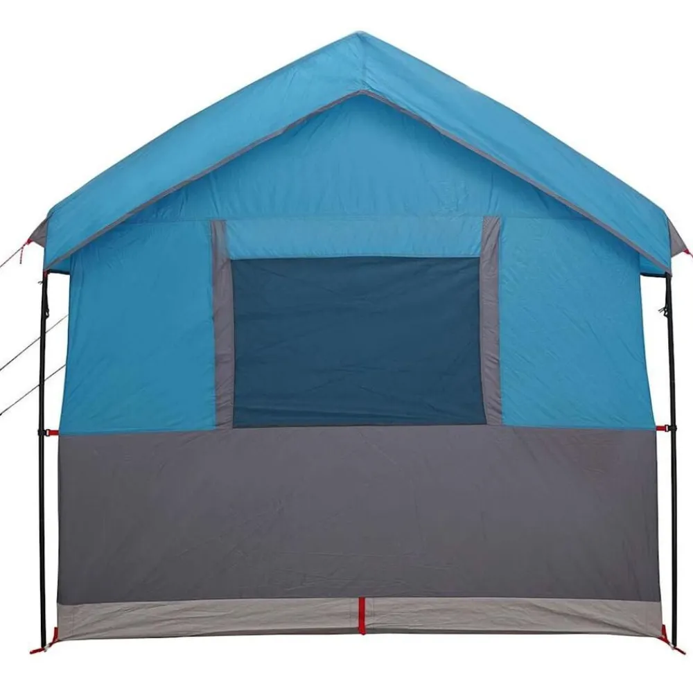 vidaXL Actividades Al Aire Libre-Tienda familiar para 4 personas y gris 324 x 255 x 230 cm