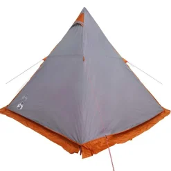 vidaXL Actividades Al Aire Libre-Tienda familiar tipi para 6 personas impermeable naranja