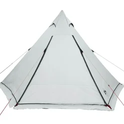 vidaXL Tienda familiar tipi 6 personas tela opaca impermeable blanca Blanco Outlet