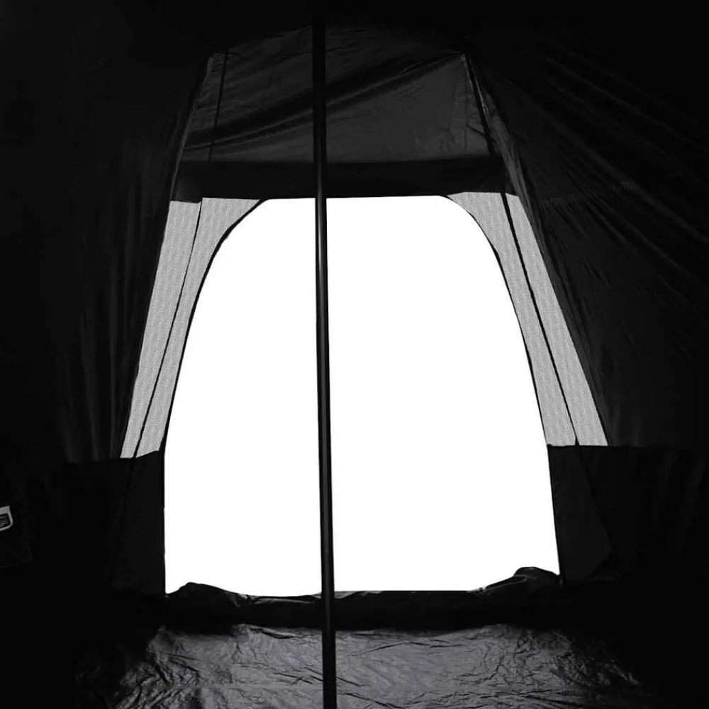 vidaXL Tienda familiar tipi 6 personas tela opaca impermeable blanca Blanco Outlet