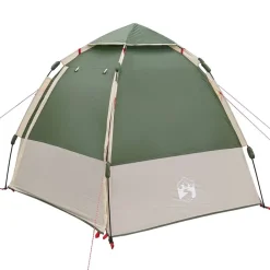 vidaXL Actividades Al Aire Libre-Tienda Instantánea con Cubierta de Lluvia para 4 Personas con Liberación Rápida