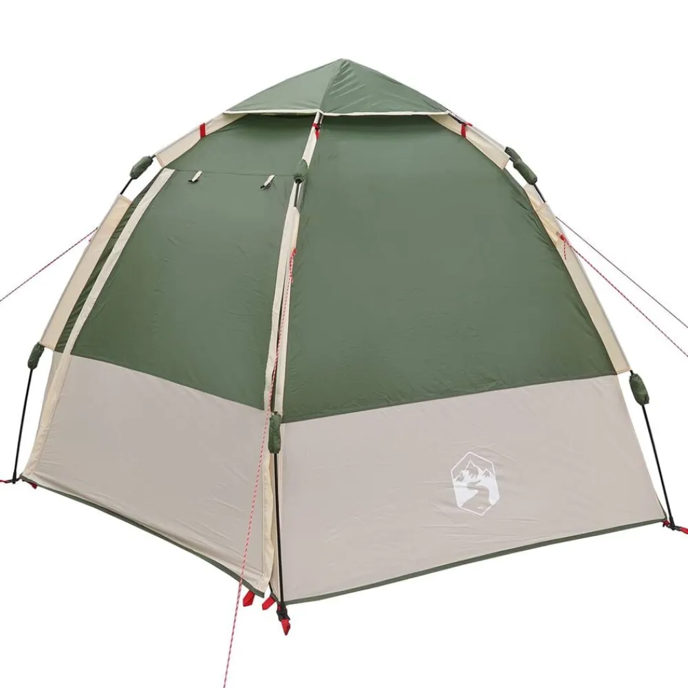 vidaXL Actividades Al Aire Libre-Tienda Instantánea con Cubierta de Lluvia para 4 Personas con Liberación Rápida