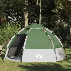 vidaXL Actividades Al Aire Libre-Tienda Instantánea con Cubierta de Lluvia para 4 Personas con Liberación Rápida