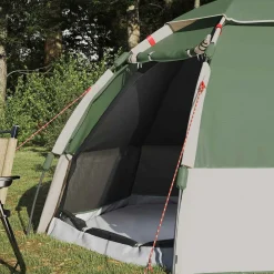 vidaXL Actividades Al Aire Libre-Tienda Instantánea con Cubierta de Lluvia para 4 Personas con Liberación Rápida