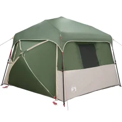 vidaXL Actividades Al Aire Libre-Tienda instantánea con mosquitera para 12 personas de liberación rápida