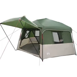 vidaXL Actividades Al Aire Libre-Tienda instantánea con mosquitera para 12 personas de liberación rápida