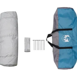 vidaXL Tienda Instantánea 2 Personas Liberación Rápida con techo Azul Discount