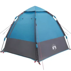 vidaXL Actividades Al Aire Libre-Tienda Instantánea con Cubierta de Lluvia para 4 Personas con Liberación Rápida